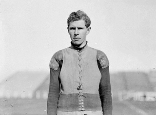 In addition to his football career, T. Truxtun Hare also won Olympic medals in hammer throw, the “all-around” and tug of war.